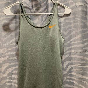 Gray Nike Workout Tank